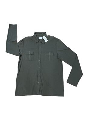 NWT -AG Jeans Classic Dress Shirt, Long-Sleeve Button-Up Men’s XL Olive Green